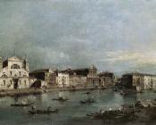 The Grand Canal with Santa Lucia and the Scalzi - 弗朗西斯科·格拉蒂